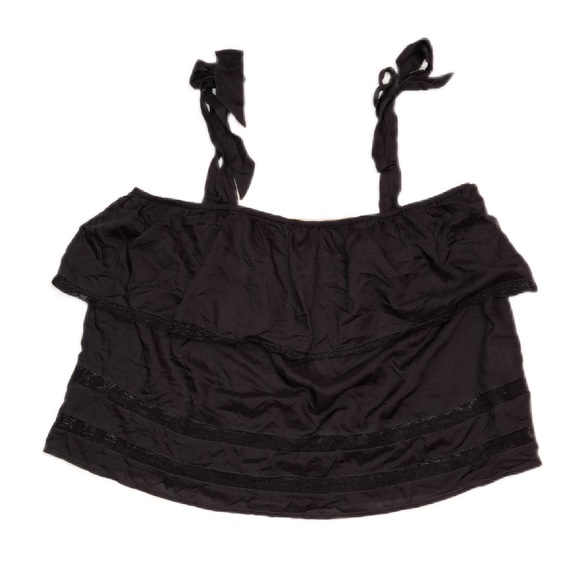 American Eagle Casual Tiered Shoulder Tie Cami Tank, size XL - Picture 2 of 12